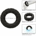 CalExotics Alpha Prolong Ring silikonowy czarny 2,5 cm wodoodporny CALEXOTICS