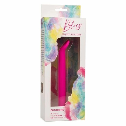CalExotics Bliss Clitoriffic Rożowy - Wibrujący masażer silikonowy 10 trybow CALEXOTICS