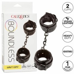 CalExotics Boundless mankiety nadgarstkowe z wegańskiej skory, regulowane CALEXOTICS
