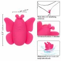 CalExotics Neon Vibes Flutter Vibe rożowy - kompaktowy stymulator z 10 trybami CALEXOTICS