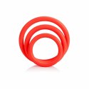 CalExotics Tri-Rings Zestaw Elastycznych Pierścieni Czerwony 3 szt. CALEXOTICS