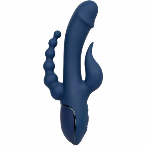 CalExotics Triple Action Blue - Masażer Intymny z Potrojnym Systemem Wibracji CALEXOTICS