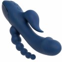 CalExotics Triple Action Blue - Masażer Intymny z Potrojnym Systemem Wibracji CALEXOTICS
