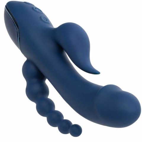 CalExotics Triple Action Blue - Masażer Intymny z Potrojnym Systemem Wibracji CALEXOTICS