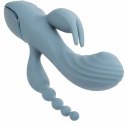 CalExotics Triple Ecstasy Szary - Masażer Potrojnego Działania USB CALEXOTICS