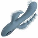 CalExotics Triple Ecstasy Szary - Masażer Potrojnego Działania USB CALEXOTICS