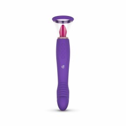 Easytoys Pleasure Pump G-Spot Vibrator Fioletowy 2 Nasadki USB Easytoys