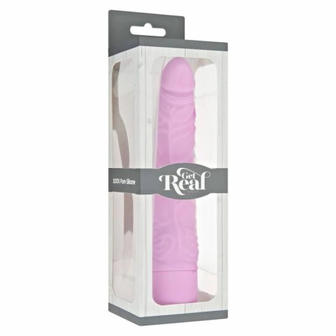 Get Real Classic Slim Pink - Smukły model wibrujący, silikonowy, rożowy GET REAL