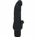 Get Real Classic Stim Czarny - anatomiczny wibrator z dodatkową stymulacją GET REAL