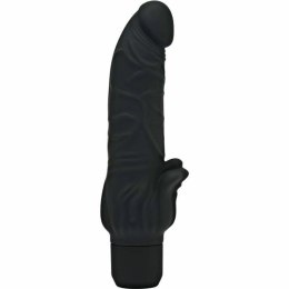 Get Real Classic Stim Czarny - anatomiczny wibrator z dodatkową stymulacją GET REAL
