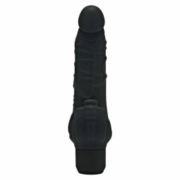 Get Real Classic Stim Czarny - anatomiczny wibrator z dodatkową stymulacją GET REAL