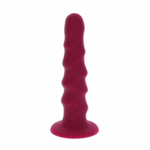 Get Real Dong 12 cm czerwony - model z przyssawką i silikonem premium GET REAL