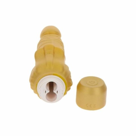 Get Real Gold Dicker Stim - złoty model z funkcją podwojnej stymulacji GET REAL