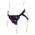 Get Real Harness Violet - Koronkowa uprząż z regulacją i 3 pierścieniami GET REAL