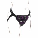 Get Real Harness Violet - Koronkowa uprząż z regulacją i 3 pierścieniami GET REAL
