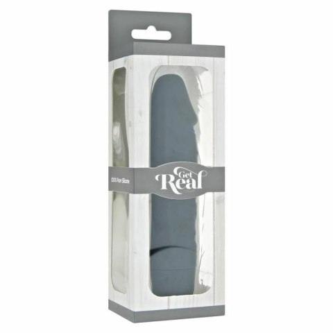 Get Real Mini Classic - kompaktowy wibrator czarny, silikonowy, 13 cm GET REAL