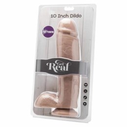 Get Real Model 25,5 cm z kulkami, pilotem i systemem wibracji, beżowy GET REAL