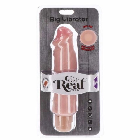Get Real Podwojna Gęstość Model 20,5 cm, cielisty - anatomiczny wibrator GET REAL