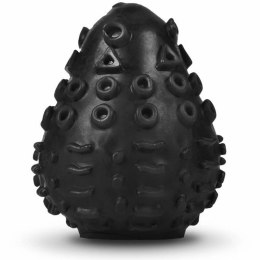 Gvibe G-Egg czarne - elastyczne jajko intymne z teksturą 3D TPE Gvibe