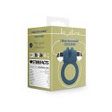 Loveline Baltic Blue - Wibrujący pierścień silikonowy, elastyczny Loveline by Shots