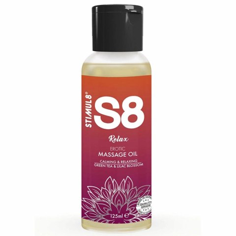 S8 Olejek do masażu Relax Zielona Herbata 125 ml naturalna pielęgnacja STIMUL8