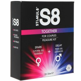 S8 Together Kit Zestaw dla Par 2x30ml - Żel Intymny dla Niej i dla Niego STIMUL8