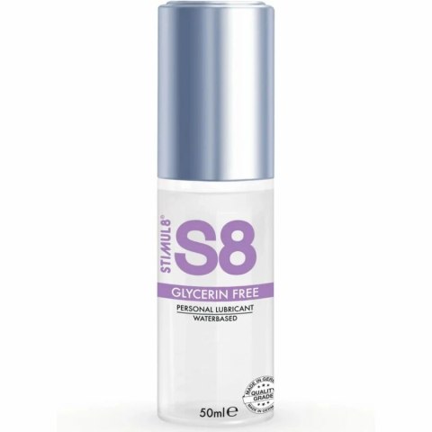 STIMUL8 S8 Lubrykant wodny bez gliceryny 50 ml - formuła hypoalergiczna STIMUL8