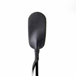 Secret Play Czarna szpicruta ze skory syntetycznej 27,5 cm lekka SECRETPLAY
