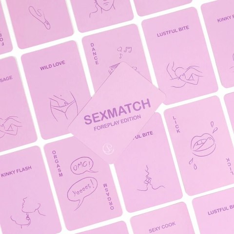 Secret Play Sexmatch Gra towarzyska dla par, 89 kart, edycja wstępna SECRETPLAY