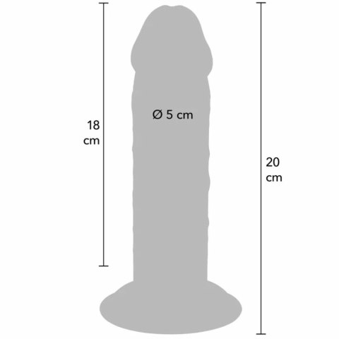 TOYJOY Get Real Deluxe Vital Skin TPE 20cm - model z podwojną gęstością GET REAL