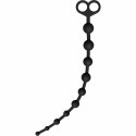 ToyJoy Flexible Beads - Elastyczne kulki silikonowe 38 cm czarne TOYJOY
