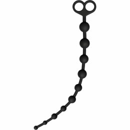 ToyJoy Flexible Beads - Elastyczne kulki silikonowe 38 cm czarne TOYJOY