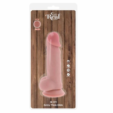 ToyJoy Get Real Deluxe Extra Gruby Model Anatomiczny 31 cm z Przyssawką GET REAL