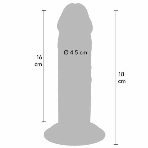 ToyJoy Get Real Deluxe TPE 18 cm - model gruby z podwojną gęstością GET REAL