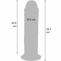 ToyJoy Get Real Deluxe TPE Vital Skin 25,5 cm - model anatomiczny z przyssawką GET REAL