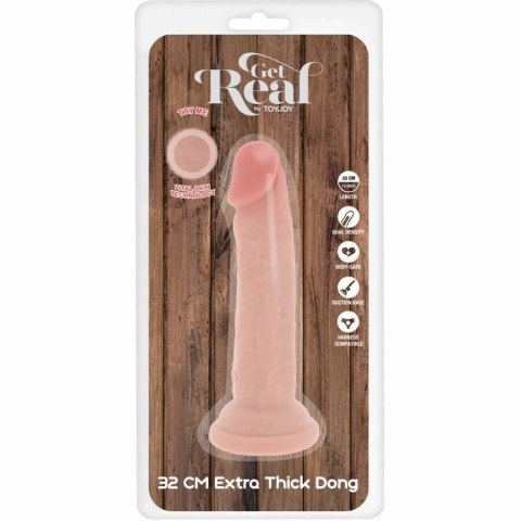 ToyJoy Get Real Deluxe Vital Skin 32 cm - model anatomiczny z TPE, przyssawka GET REAL