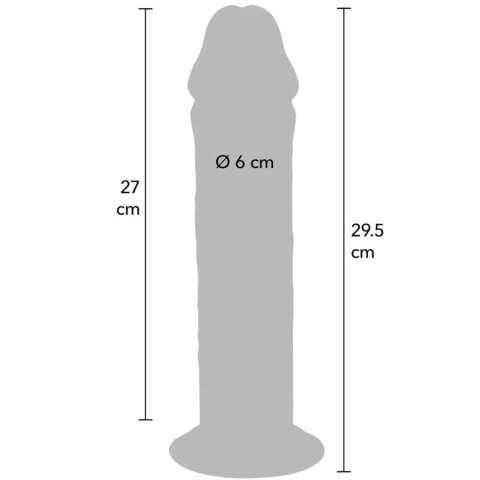 ToyJoy Get Real Deluxe Vital Skin TPE 29,5 cm z podwojną gęstością GET REAL