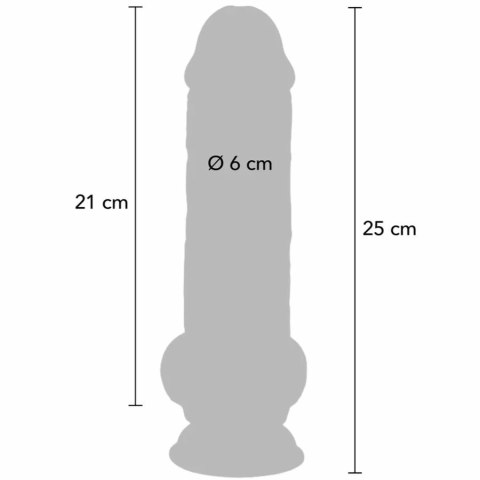 ToyJoy Get Real Deluxe anatomiczny model z przyssawką 25 cm TPE GET REAL