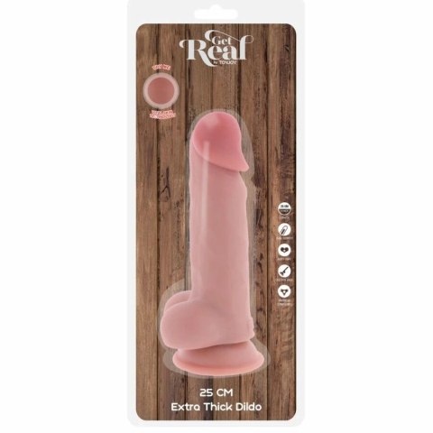 ToyJoy Get Real Deluxe anatomiczny model z przyssawką 25 cm TPE GET REAL