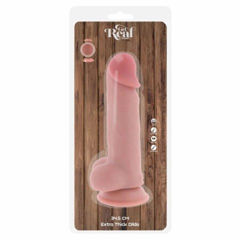 ToyJoy Get Real Deluxe model anatomiczny z przyssawką 34,5 cm Extra Gruby GET REAL