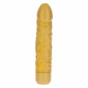 ToyJoy Get Real Gold Dicker - złoty model intymny, silikonowy, 22 cm GET REAL