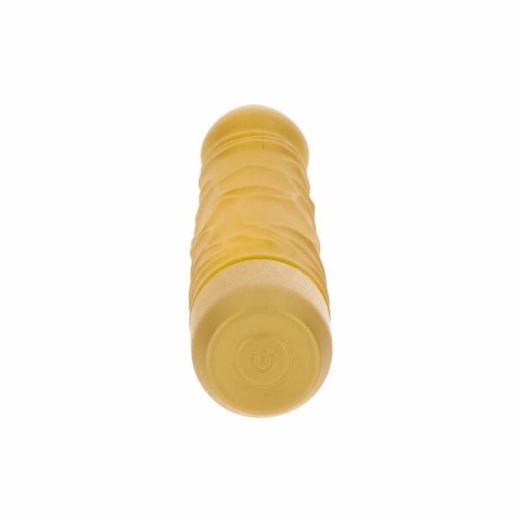 ToyJoy Get Real Gold Dicker - złoty model intymny, silikonowy, 22 cm GET REAL