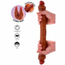 ToyJoy Get Real Skin silikonowy model dwustronny karmelowy 46 cm GET REAL