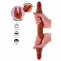 ToyJoy Get Real silikonowy model dwustronny karmelowy 40 cm GET REAL