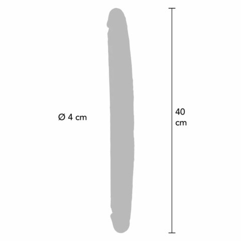 ToyJoy Get Real silikonowy model dwustronny karmelowy 40 cm GET REAL
