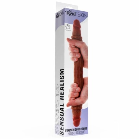 ToyJoy Get Real silikonowy model dwustronny karmelowy 40 cm GET REAL