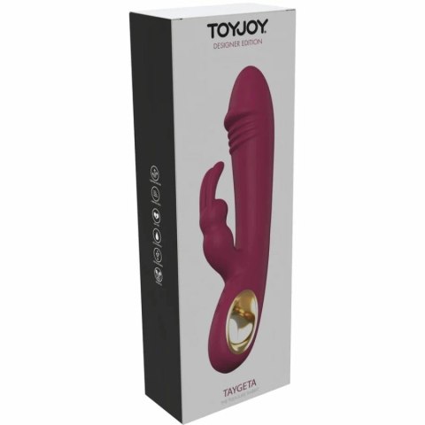 ToyJoy Taygeta Designer Edition silikonowy model z podwojną stymulacją 21 cm TOYJOY