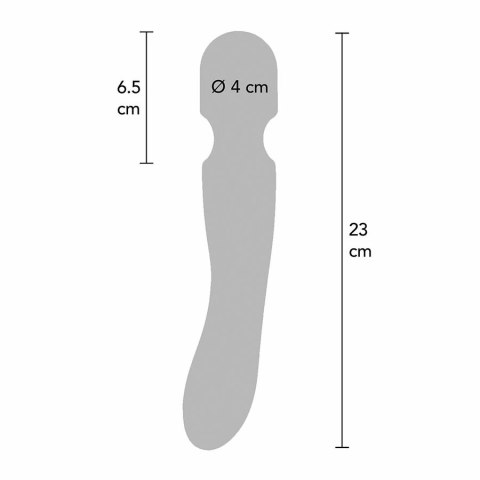 ToyJoy Zenith Light Wand masażer relaksacyjny fioletowy 23 cm USB TOYJOY
