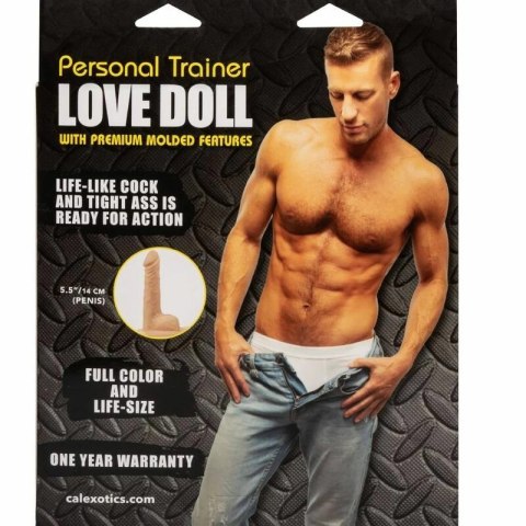 CalExotics Personal Trainer Doll - nadmuchiwana postać, 14 cm, PVC CALEXOTICS
