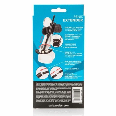 CalExotics Prolongator System - Zaawansowany przedłużacz, regulacja do 16,5 cm CALEXOTICS